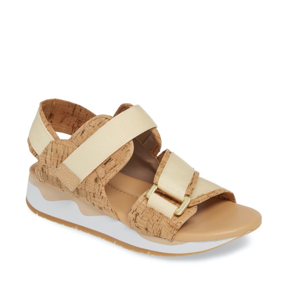 Donald Pliner Sarra Cork Wedge Sandal Size 7